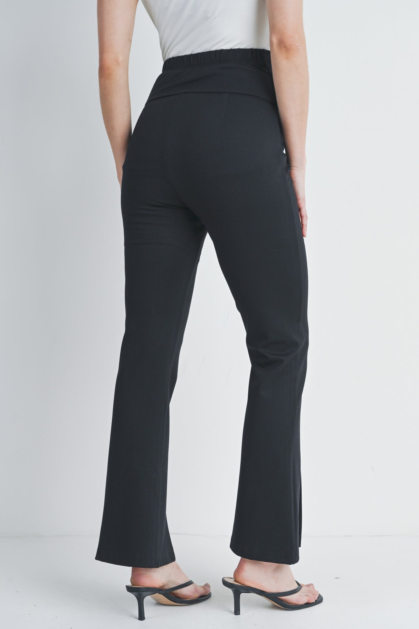 Split Flared Maternity Pants