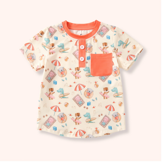 Pete + Lucy Boardwalk Buddies Boy Shirt