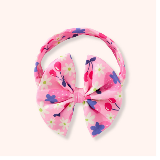 Pete + Lucy Cherry Berry Sweet - Bow Headband