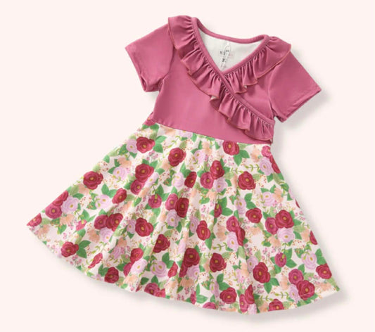 Pete + Lucy Girls Rosey Dress