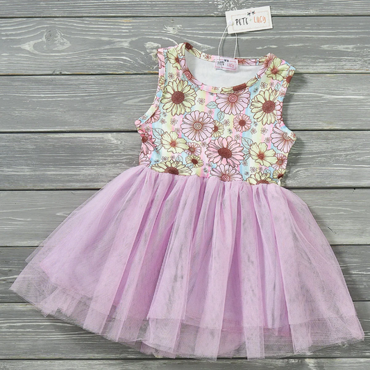 Pete + Lucy Summer Floral Tulle Dress