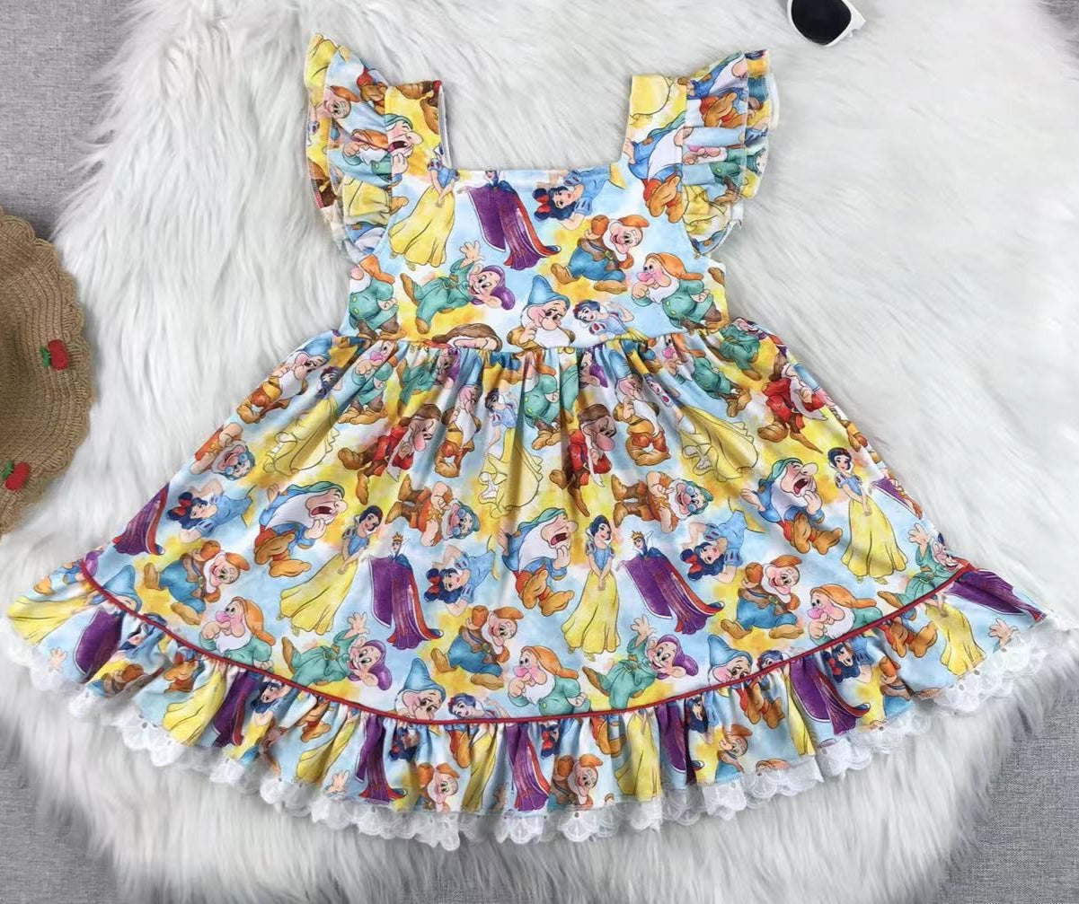 Princess and Dwarves Frilly Dress