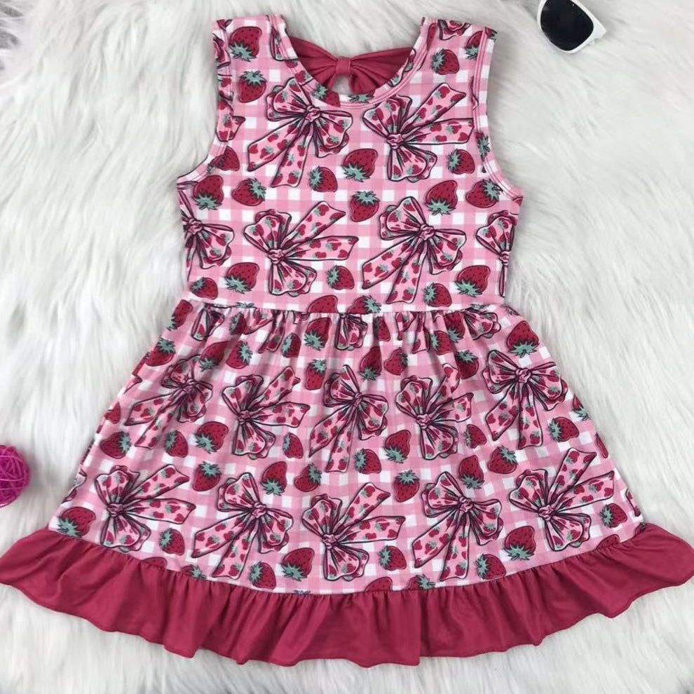 Strawberry Ribbon Dress