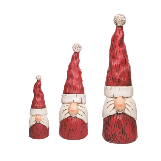 Small Christmas Resin Gnome Santa Decor Resin