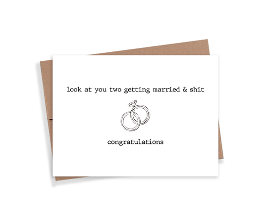 Getting Married Card