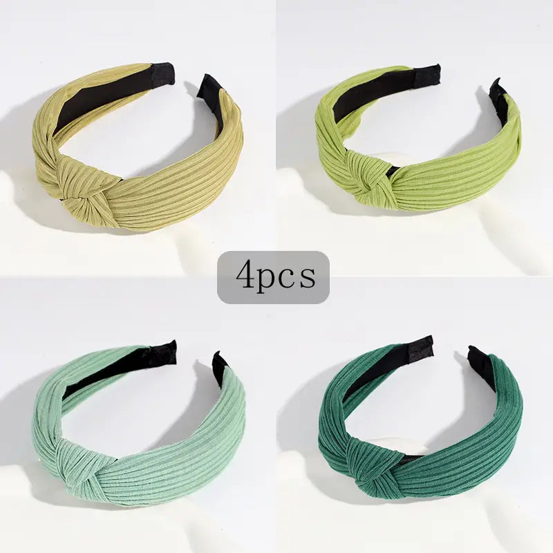 Knotted Solid Color Headbands