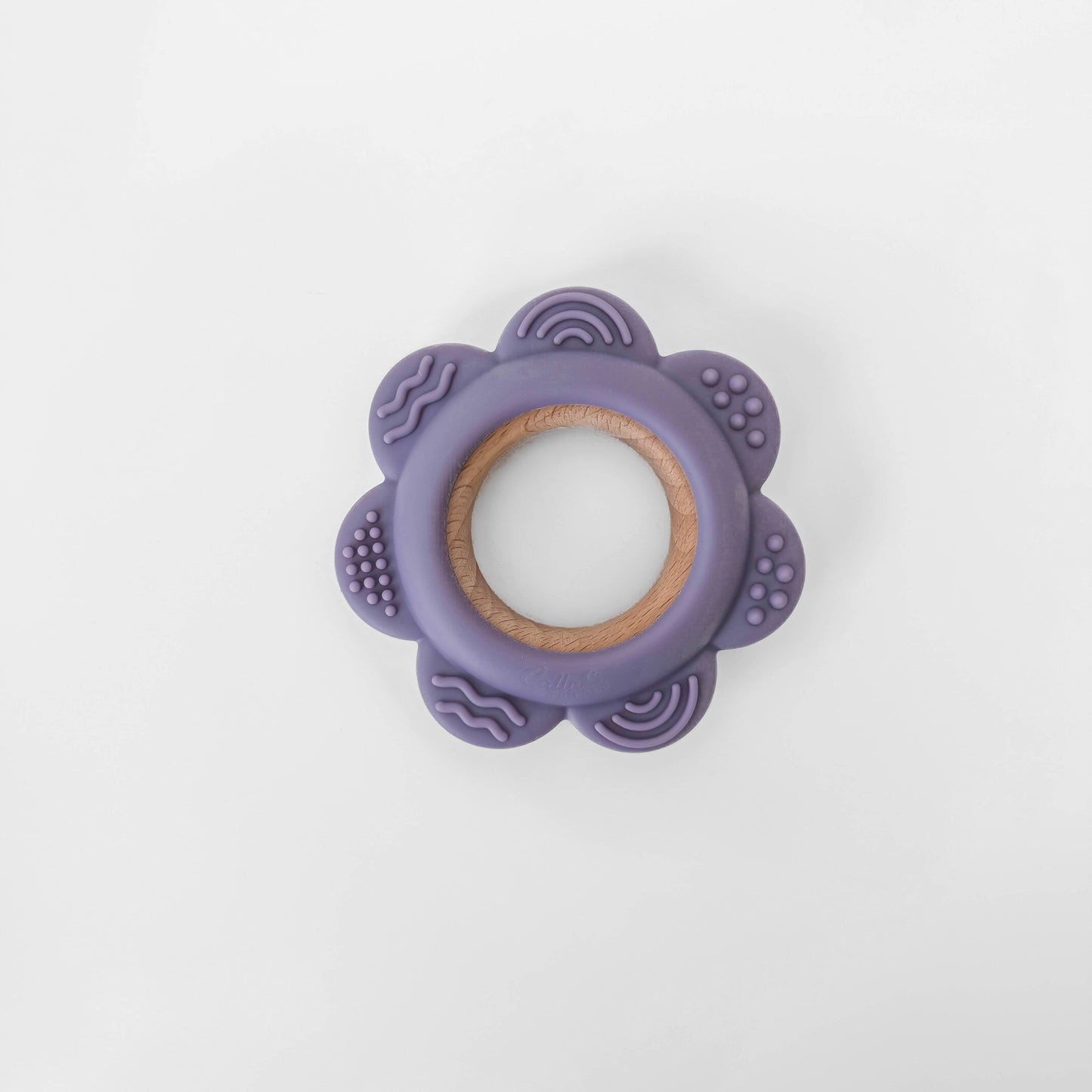 Garden Party Teether Collection - Flower: Purple