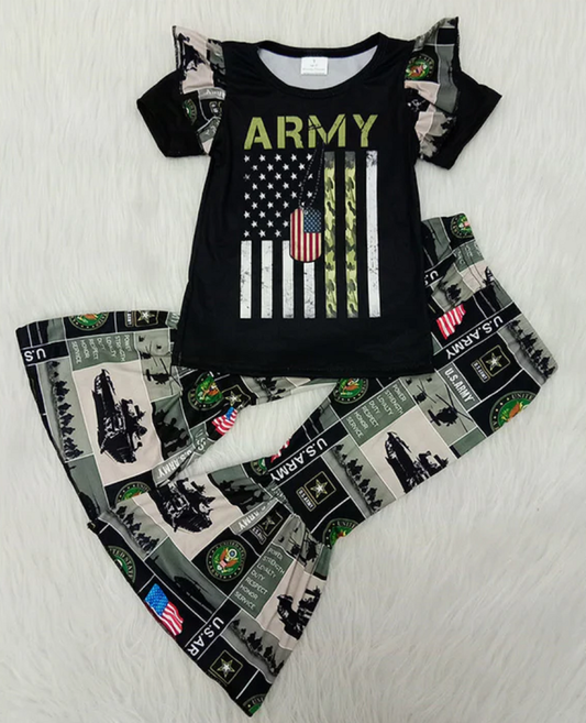 Army Bell Bottom Set