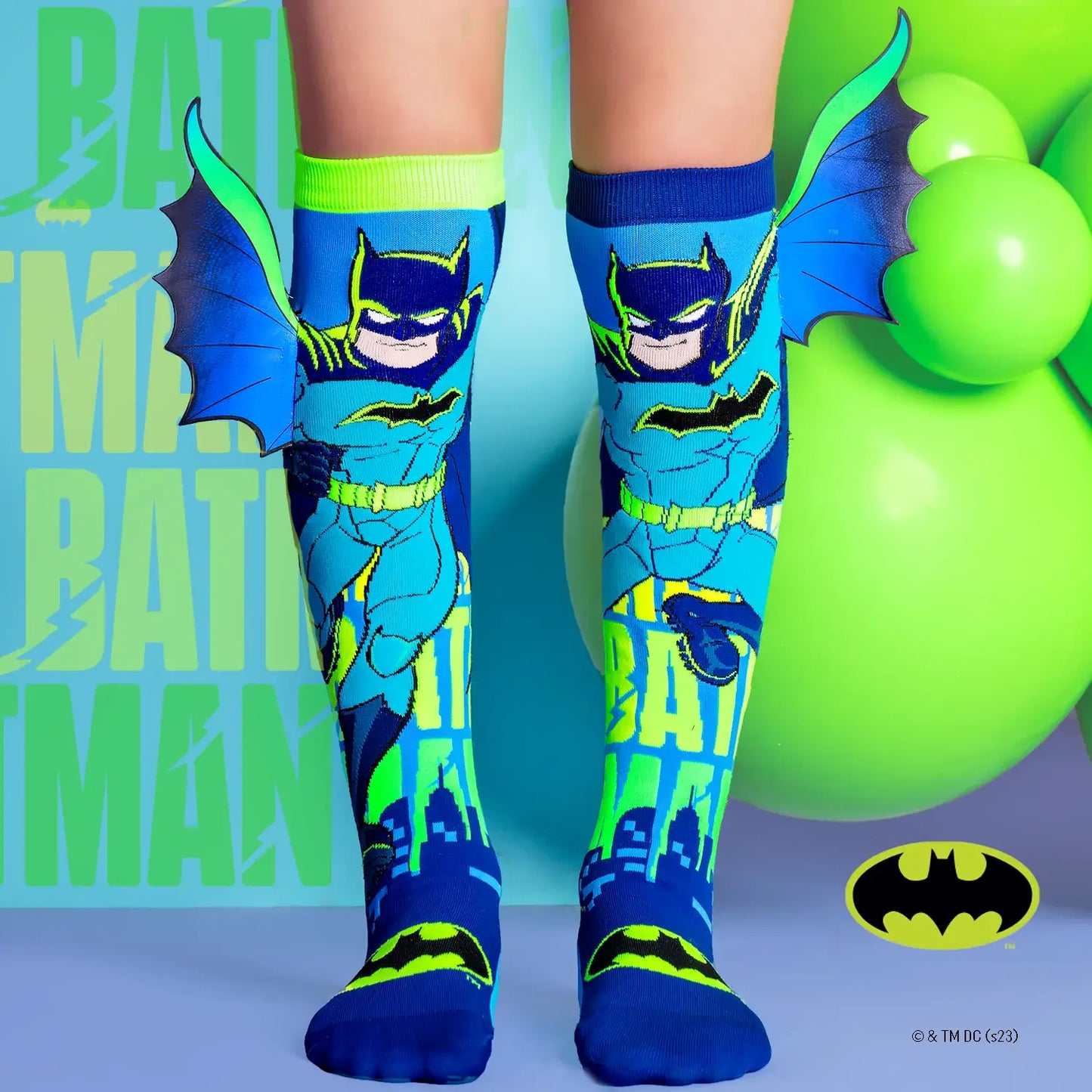 BATMAN NEON SOCKS
: Kids & Adults Age 6 - 99