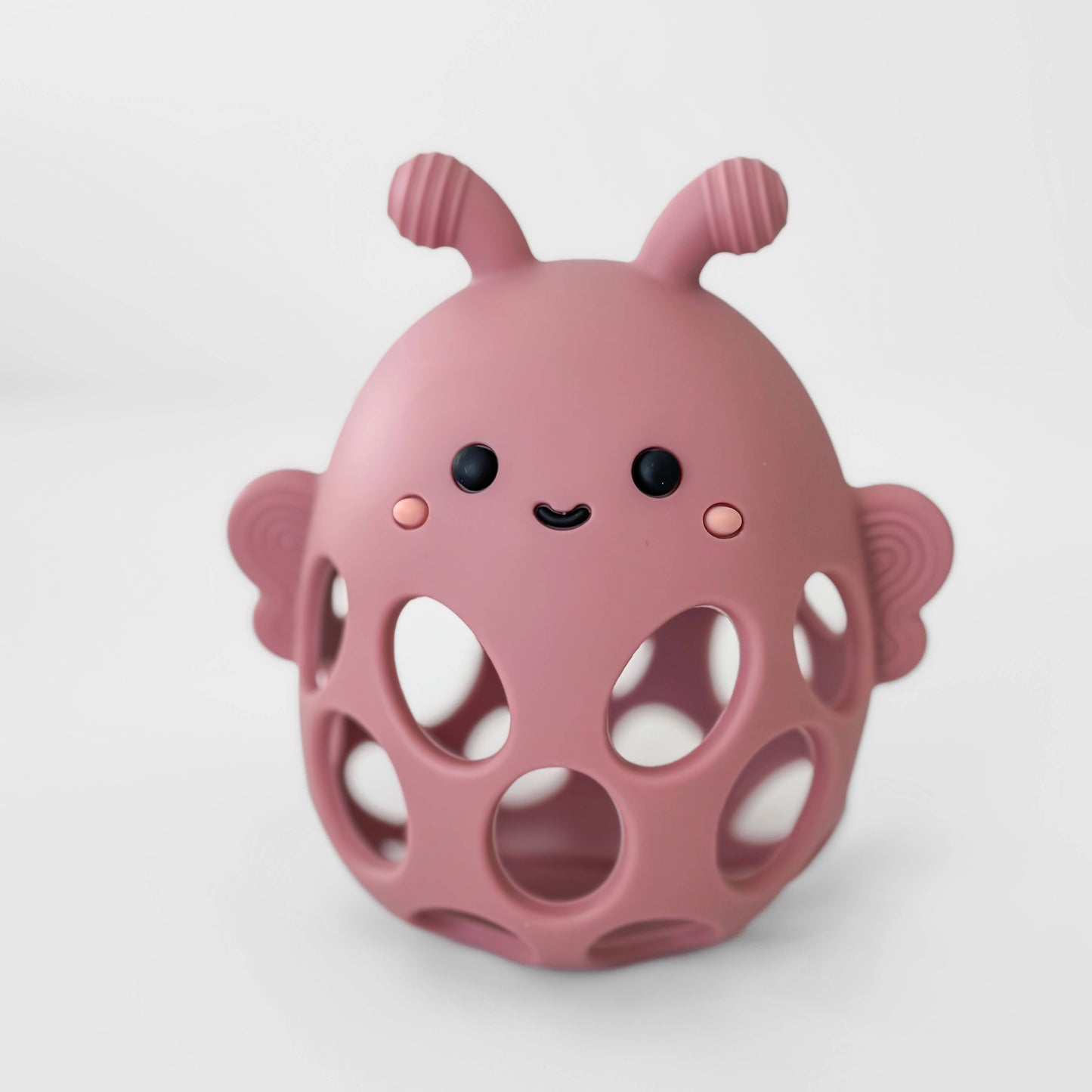 Garden Party Collection - Honey Bee Teether: Powder Blue