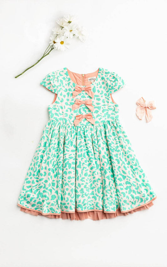 S'Wonderful Dress: Mint Skin Print
