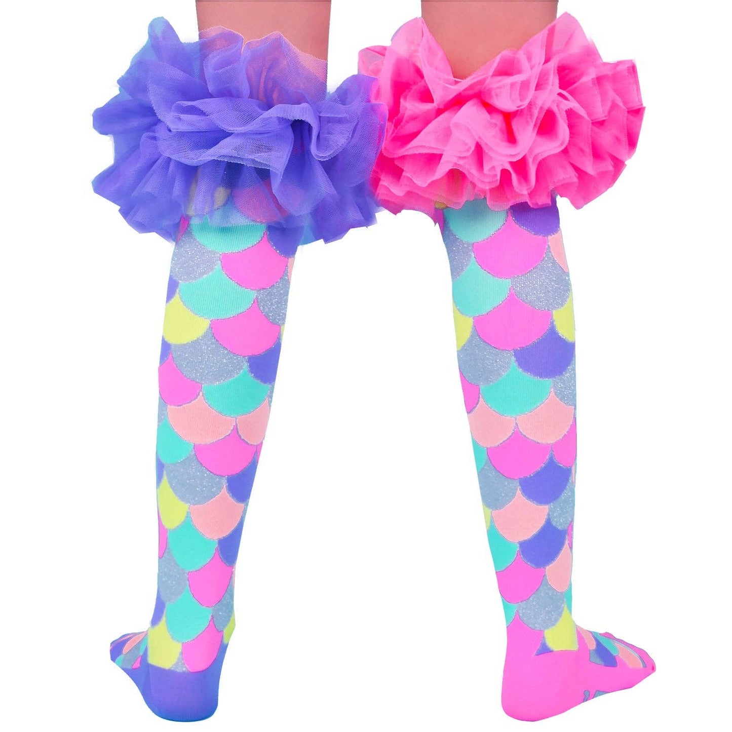 MERMAID FRILLS SOCKS: Kids & Adults Age 6 - 99