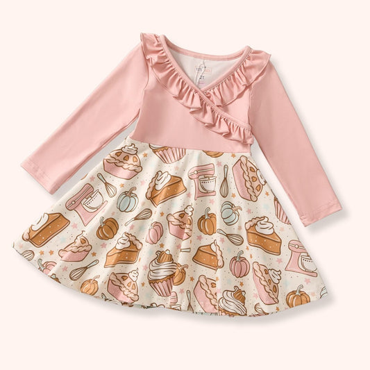 Pete + Lucy Baking Bliss Long Sleeve Dress