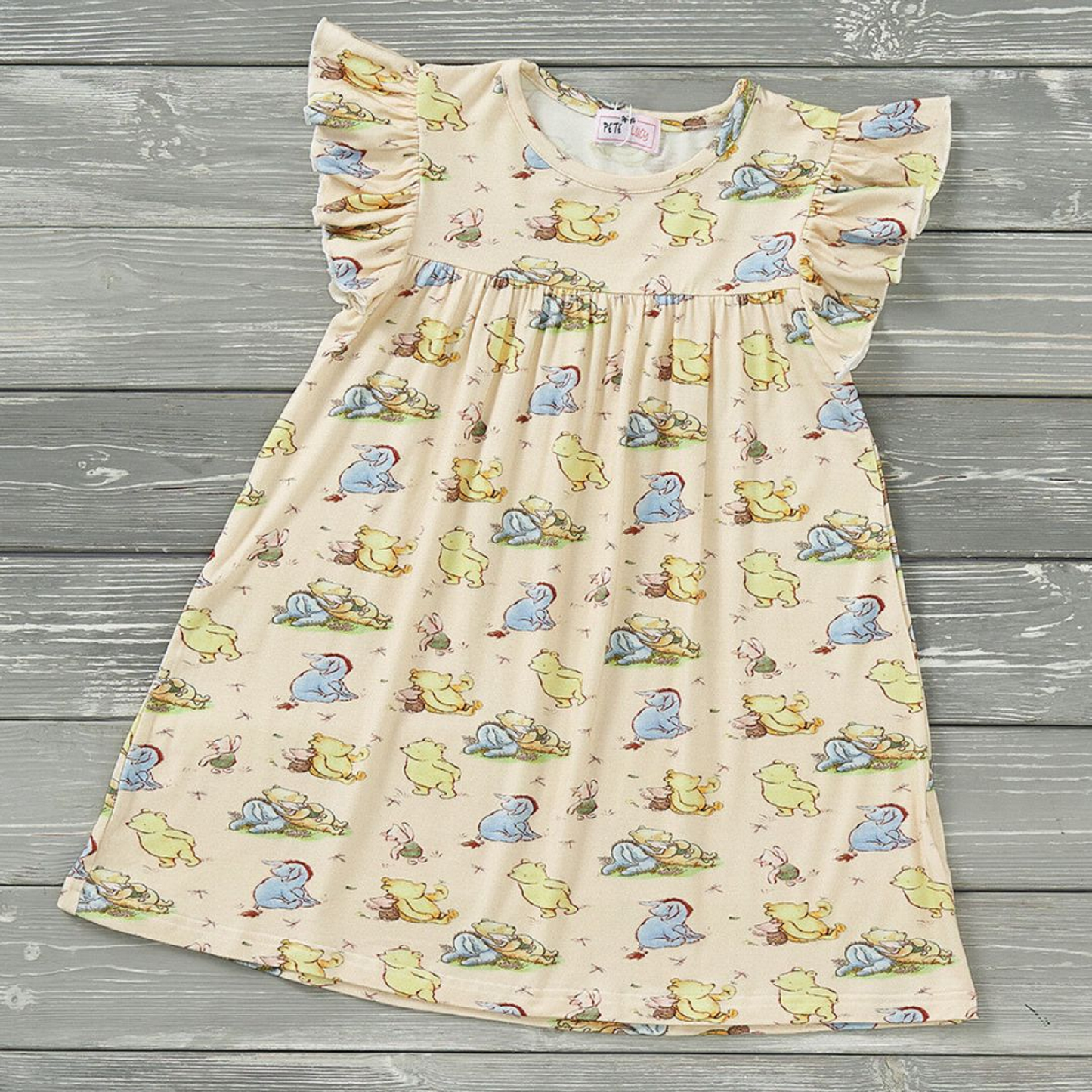 Pete + Lucy Silly Old Bear Short Sleeve Dress