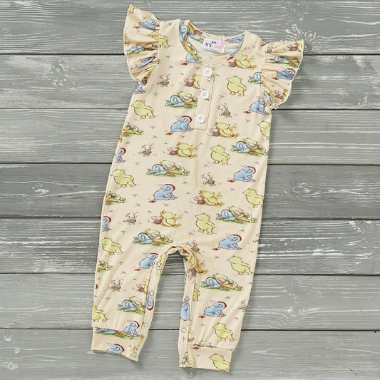 Pete + Lucy Silly Old Bear Girls Romper