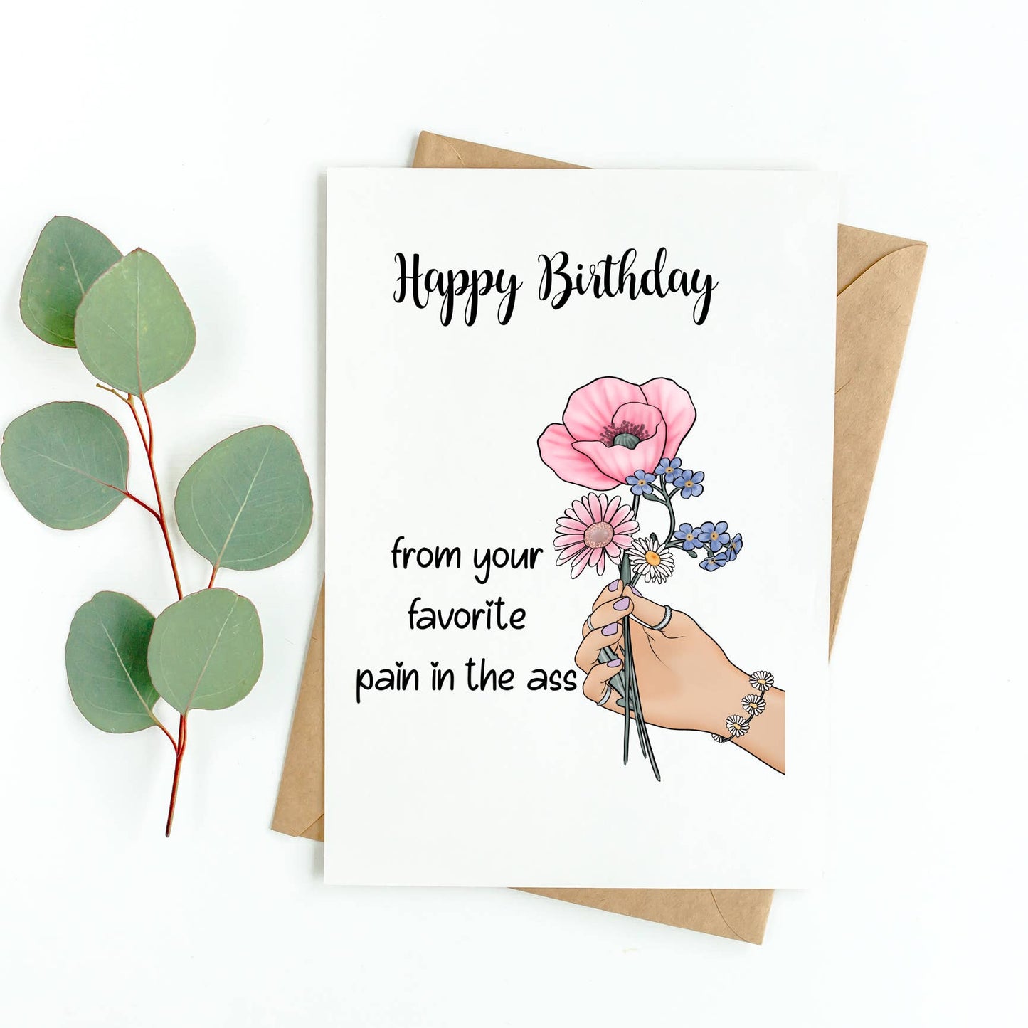 Funny Happy Birthday Cards, Favorite Pain In The Ass