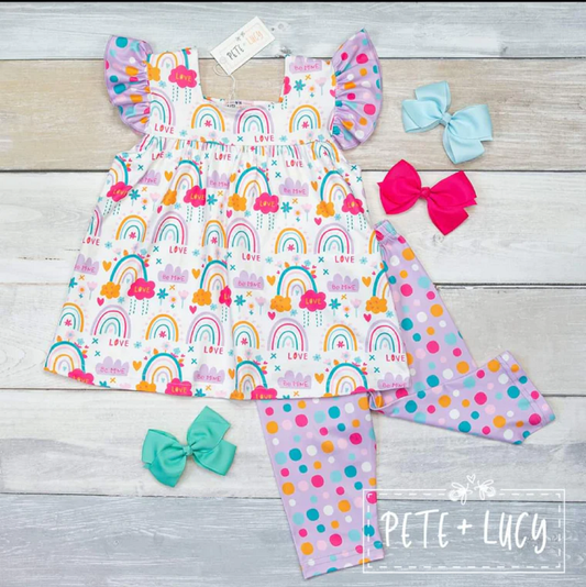 Pete + Lucy Be Mine Pant Set