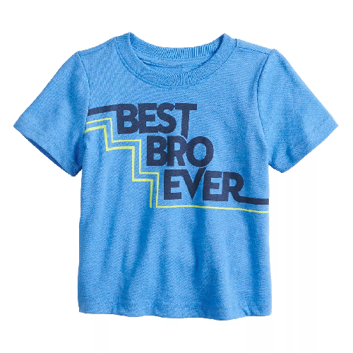 Baby Boy Jumping Beans® Softest Best Bro Ever Graphic Tee