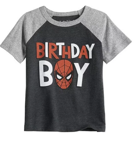 Toddler Boy Jumping Beans® "Birthday Boy!" Marvel Spider-Man Graphic Tee