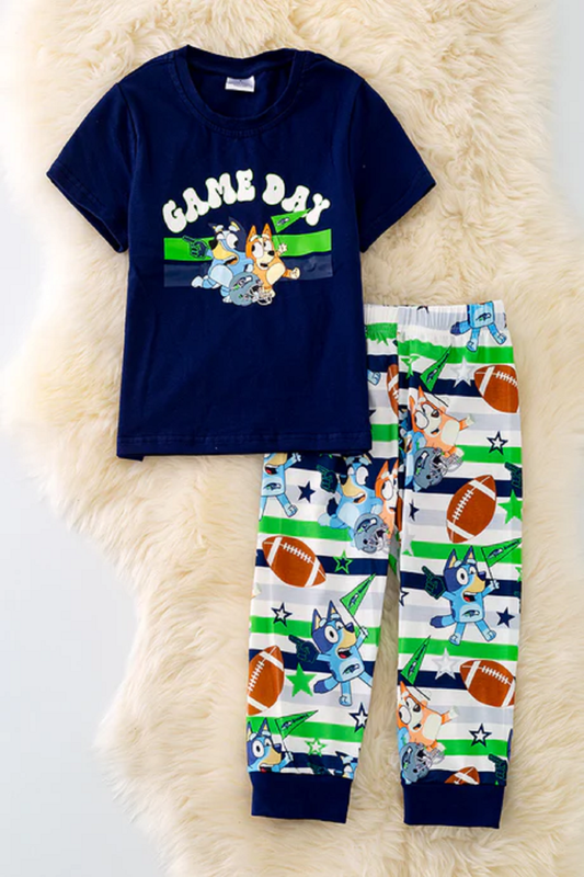 Game Day Short Sleeve Loungewear Set