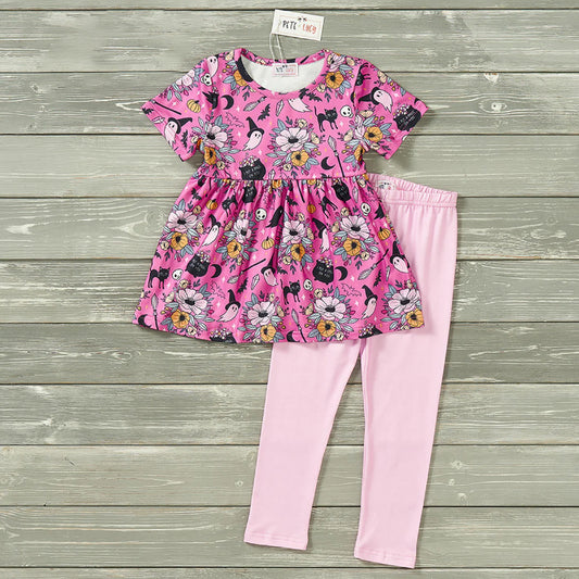 Pete & Lucy Boo-Jee Short Sleeve Pant Set