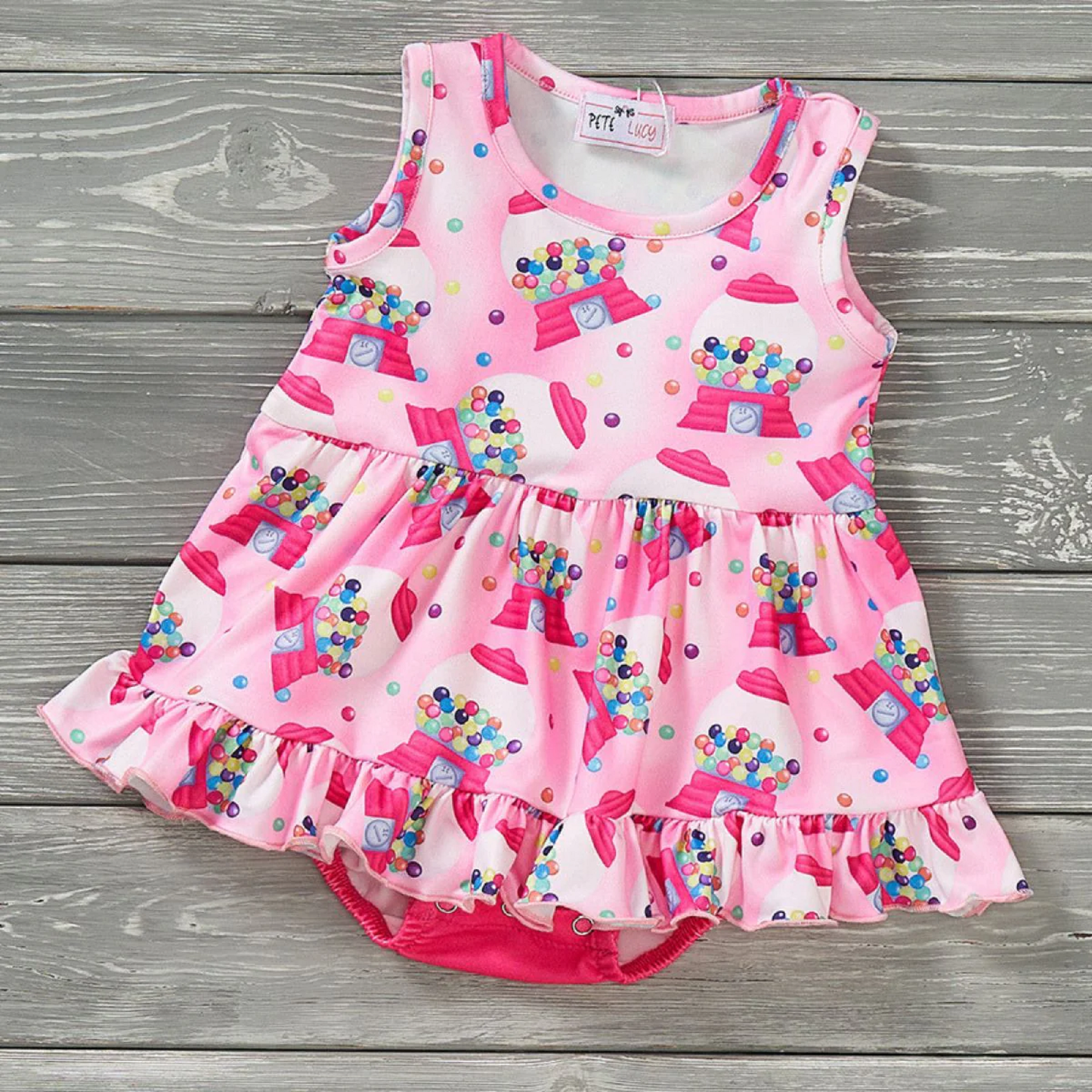 Pete + Lucy Bubblegum Bliss Romper