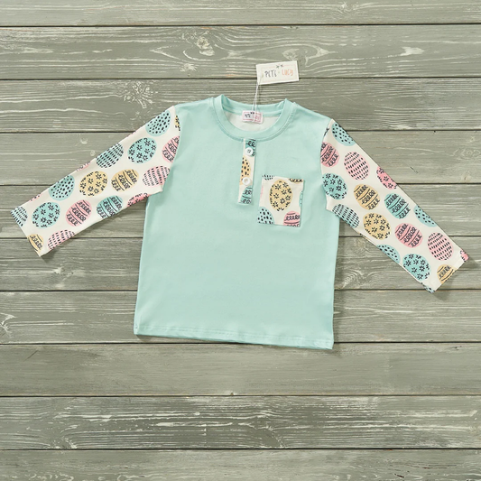 Pete + Lucy Bunnies in Bloom Long Sleeve Shirt