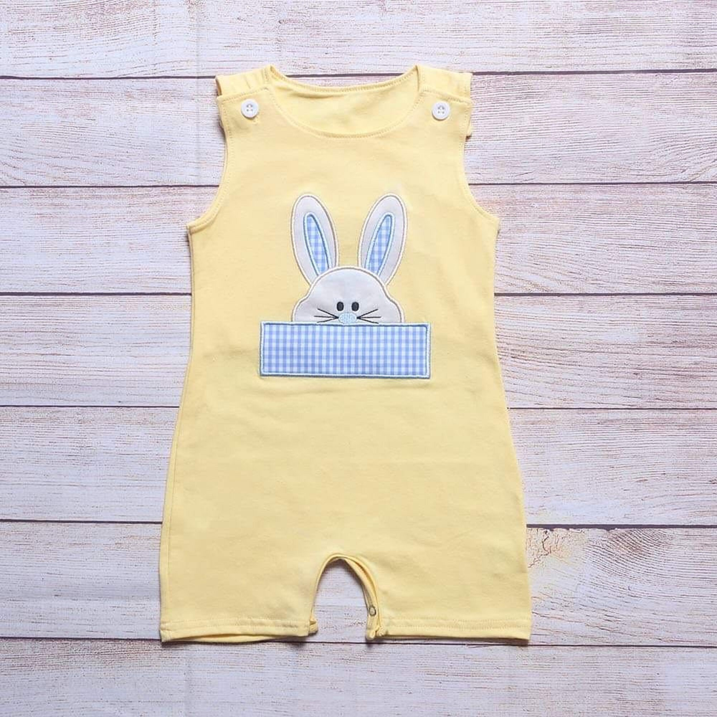 Yellow Bunny Romper