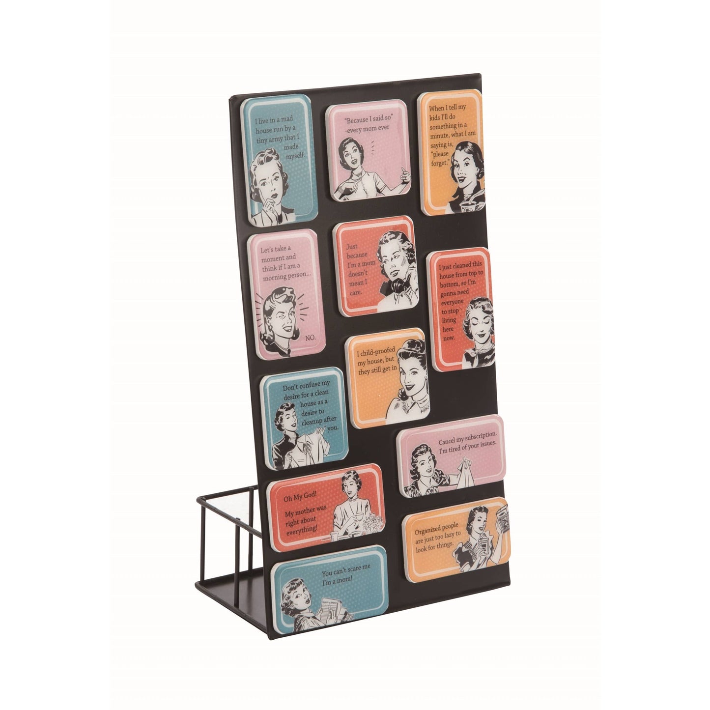 CLOSEOUT Metal 9.75"  Spring Magnets Set of 36 Display