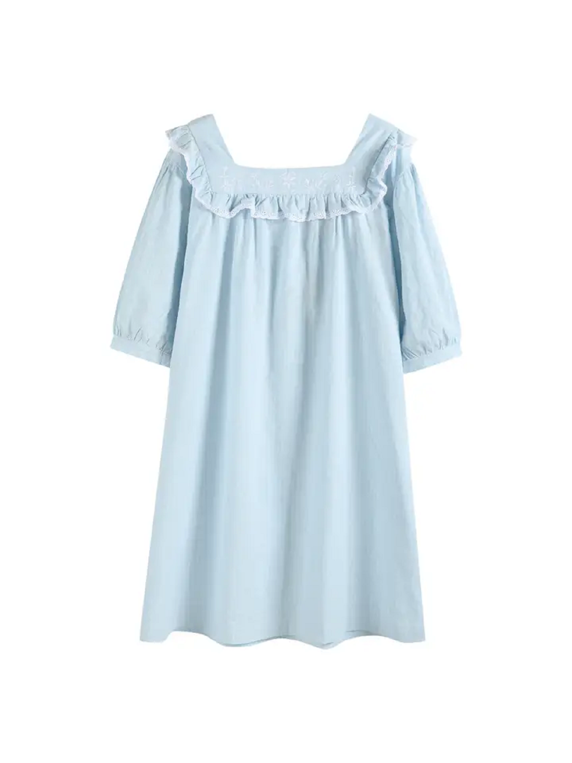 blue cactus dress Roper Women's Cactus Print Peasant Dress
