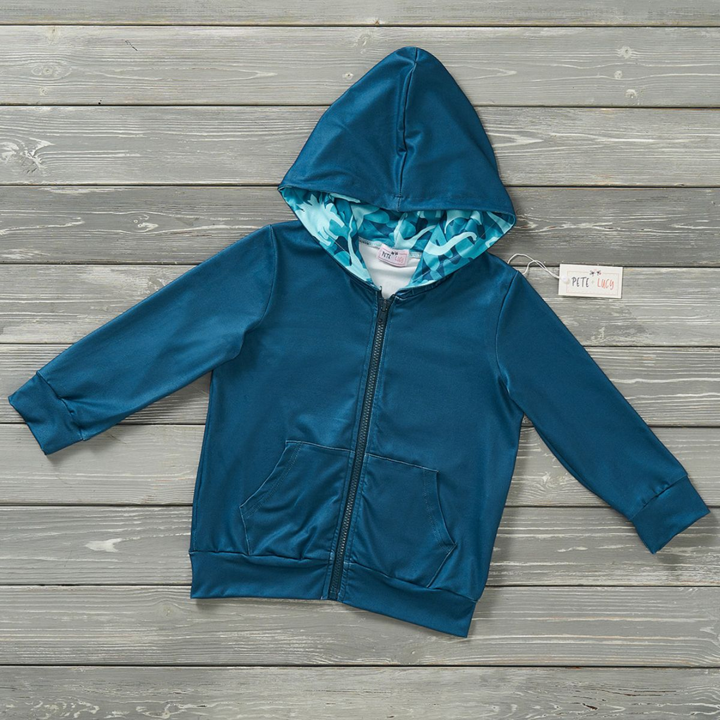 Pete + Lucy Camosaurs Hoodie