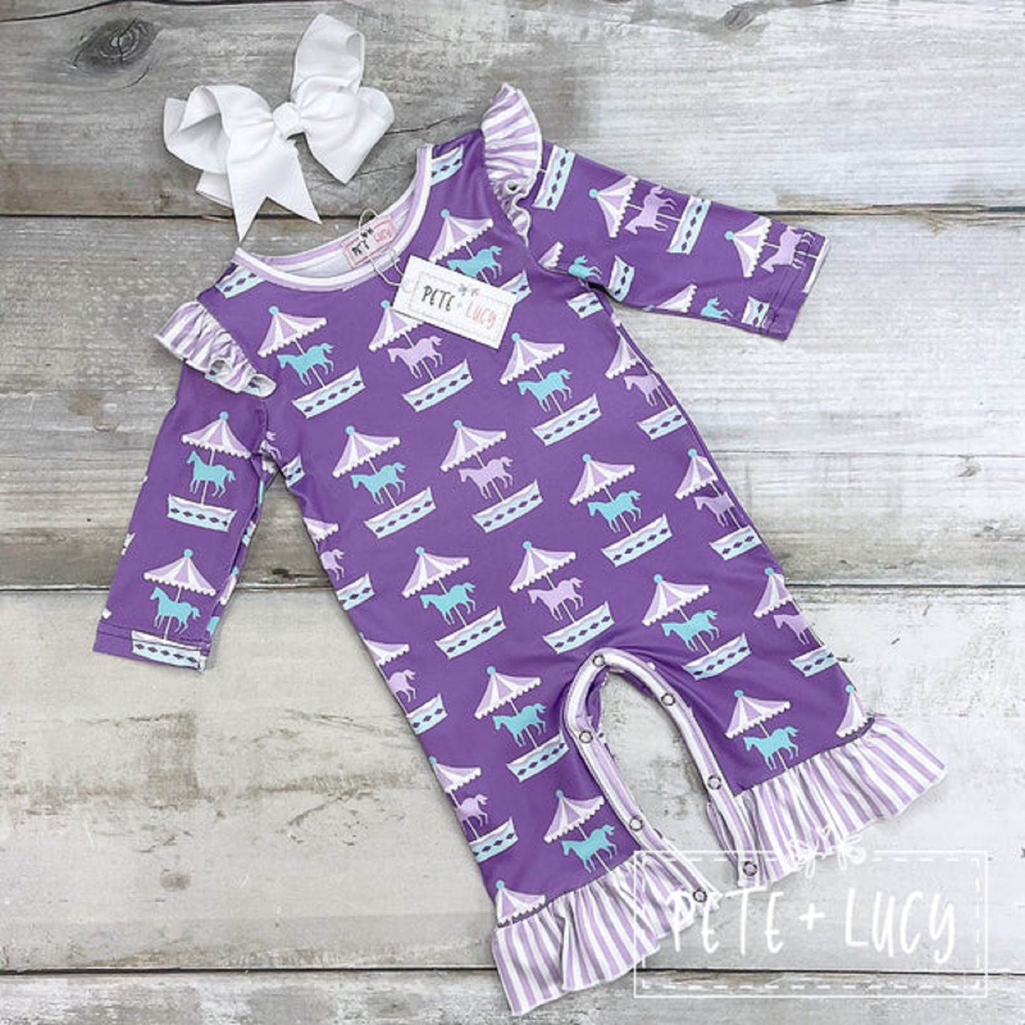 Pete + Lucy Carousel Cutie Romper