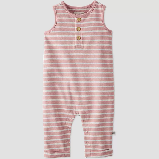 Baby Little Planet by Carter's Striped Organic Jumpsuit