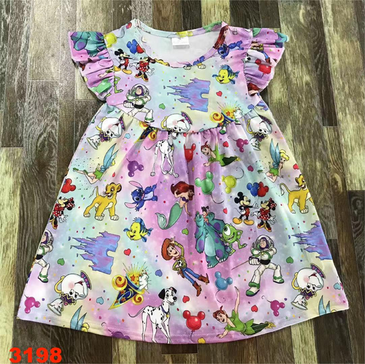 Fun Park Short Sleeve Dress