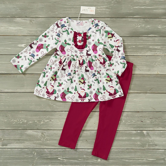 Pete + Lucy Christmas  Family Long Sleeve Pant Set