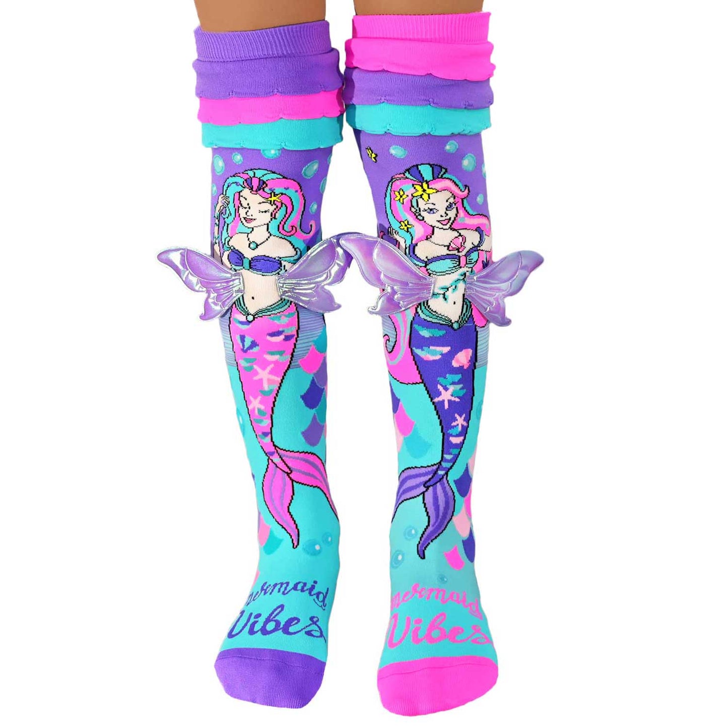 MERMAID VIBES SOCKS: Toddler Age 3 - 5