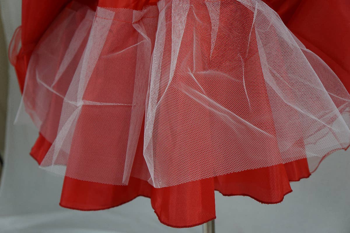 Baby Little Girls Christmas Sequin Tulle Pageant Dress Red