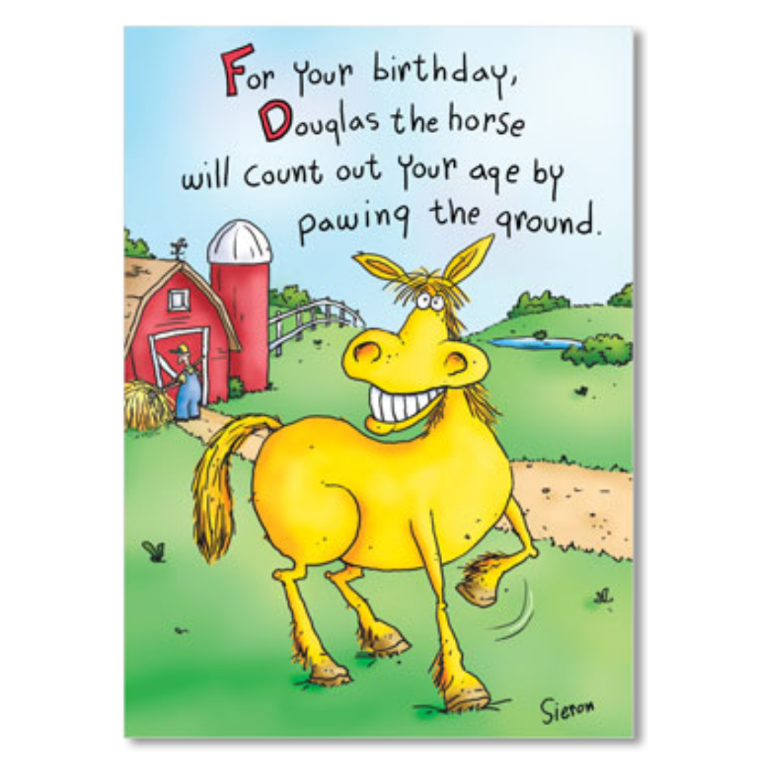 Douglas Birthday Card