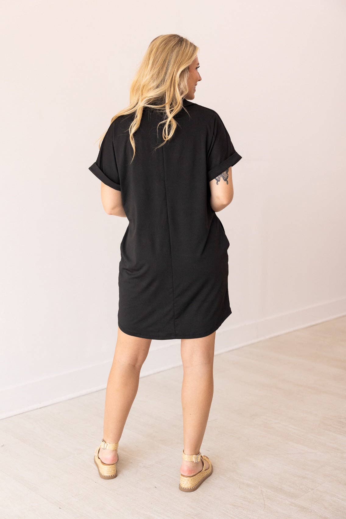 The Cara Dress, Black: Black