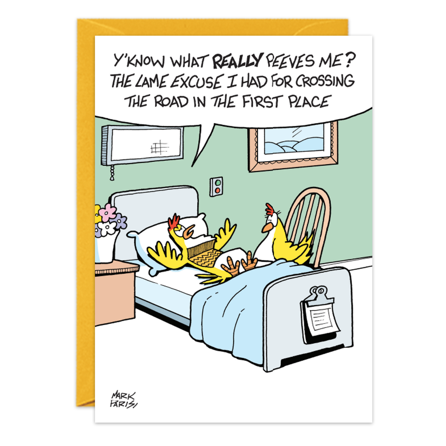 Chicken Get Well Card