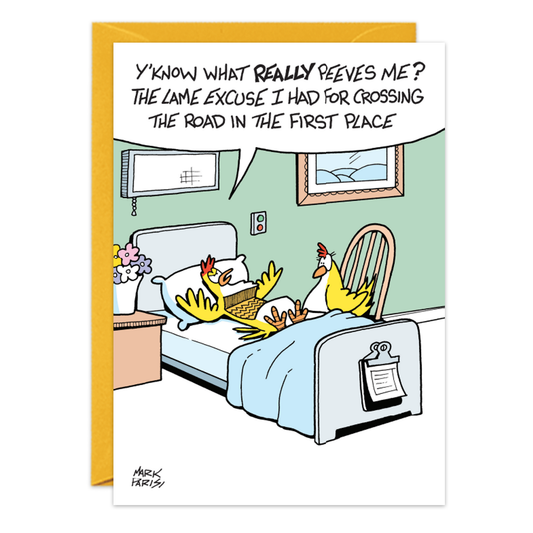 Chicken Get Well Card