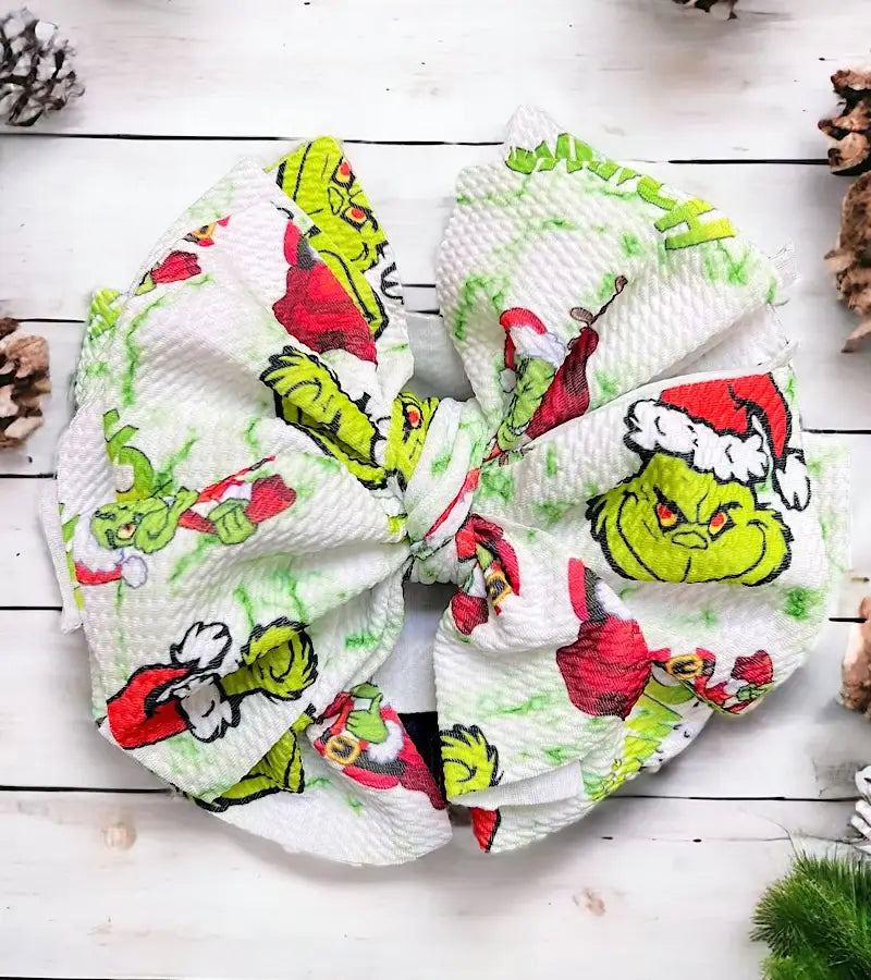 BIG TASSEL MR.GRINCH HEADBAND