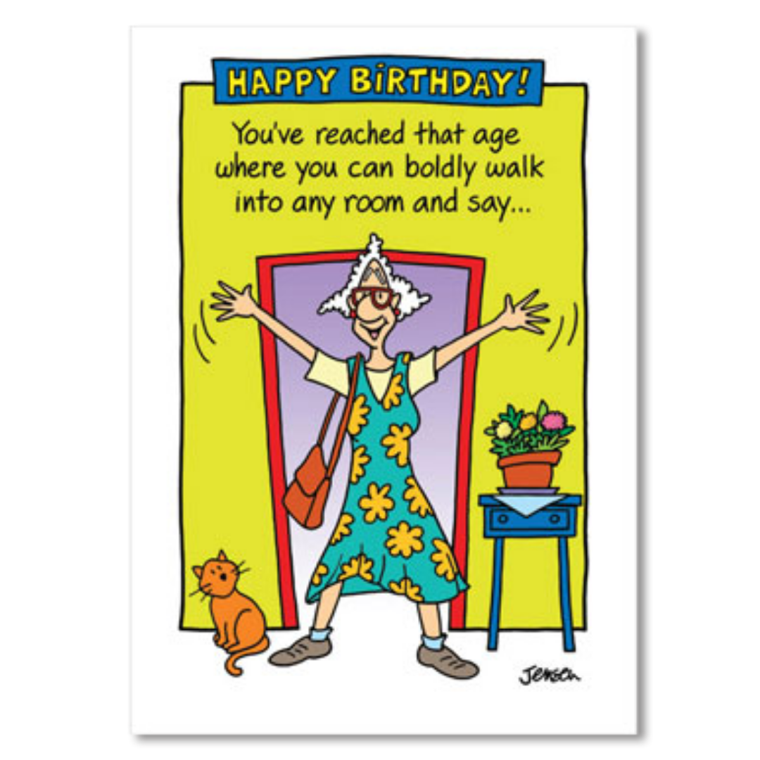 Bold Happy Birthday Card