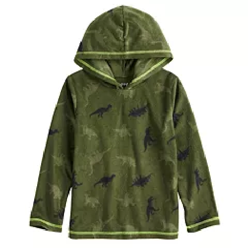 Toddler Boy Jumping Beans® Microfleece Hoodie Dinos