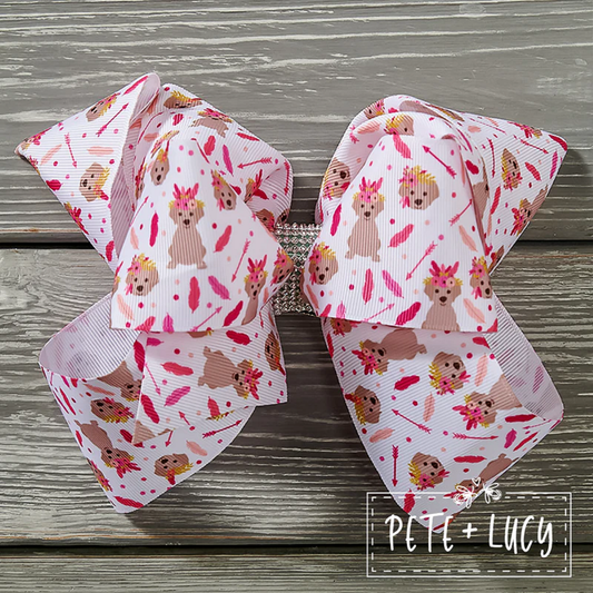 Pete + Lucy Boho Dog -Deluxe Bow