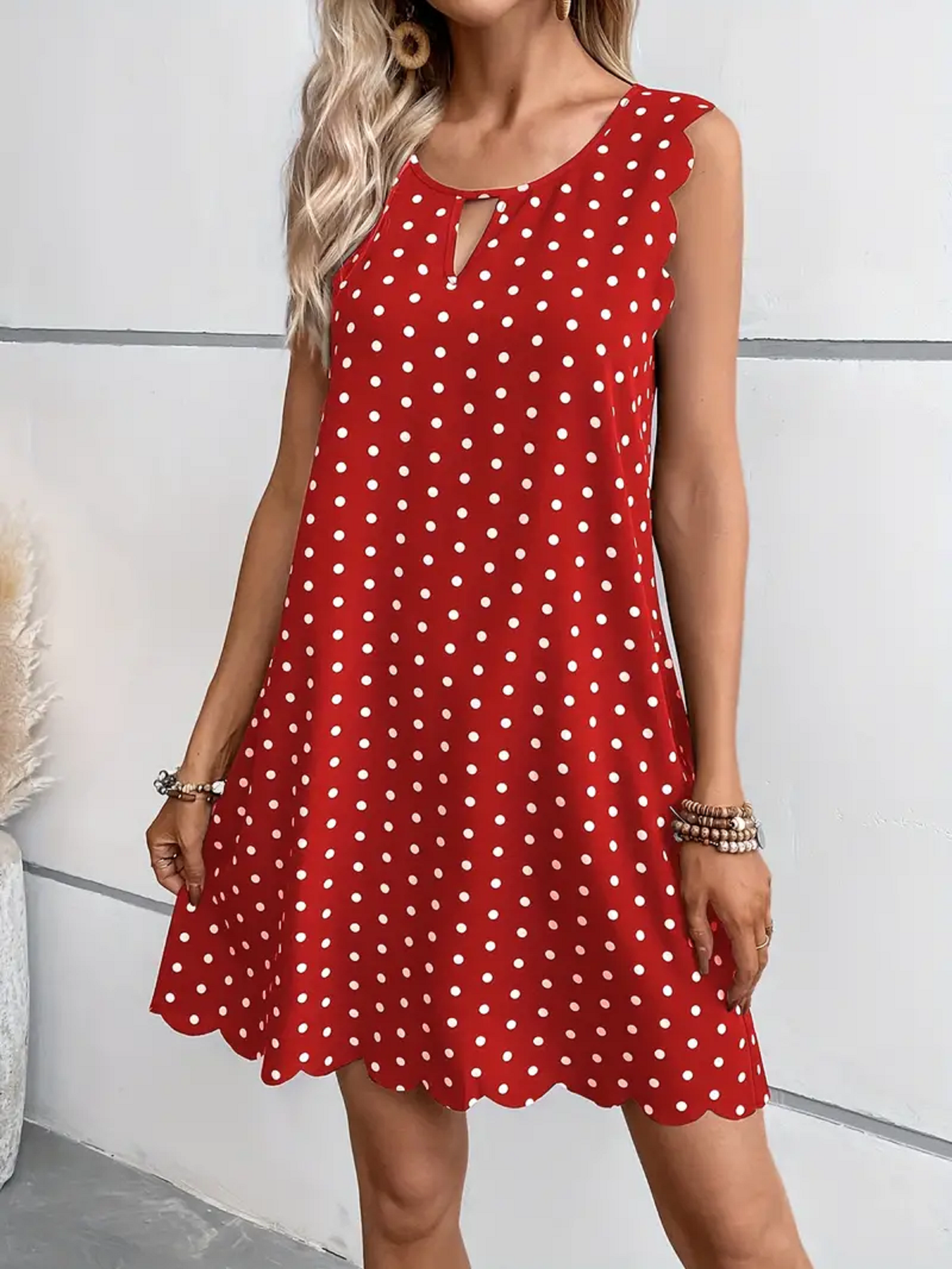 Red Polka Dot Dress