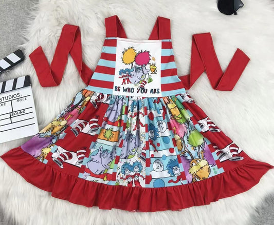 Elephant and Who Book Twirl Dress