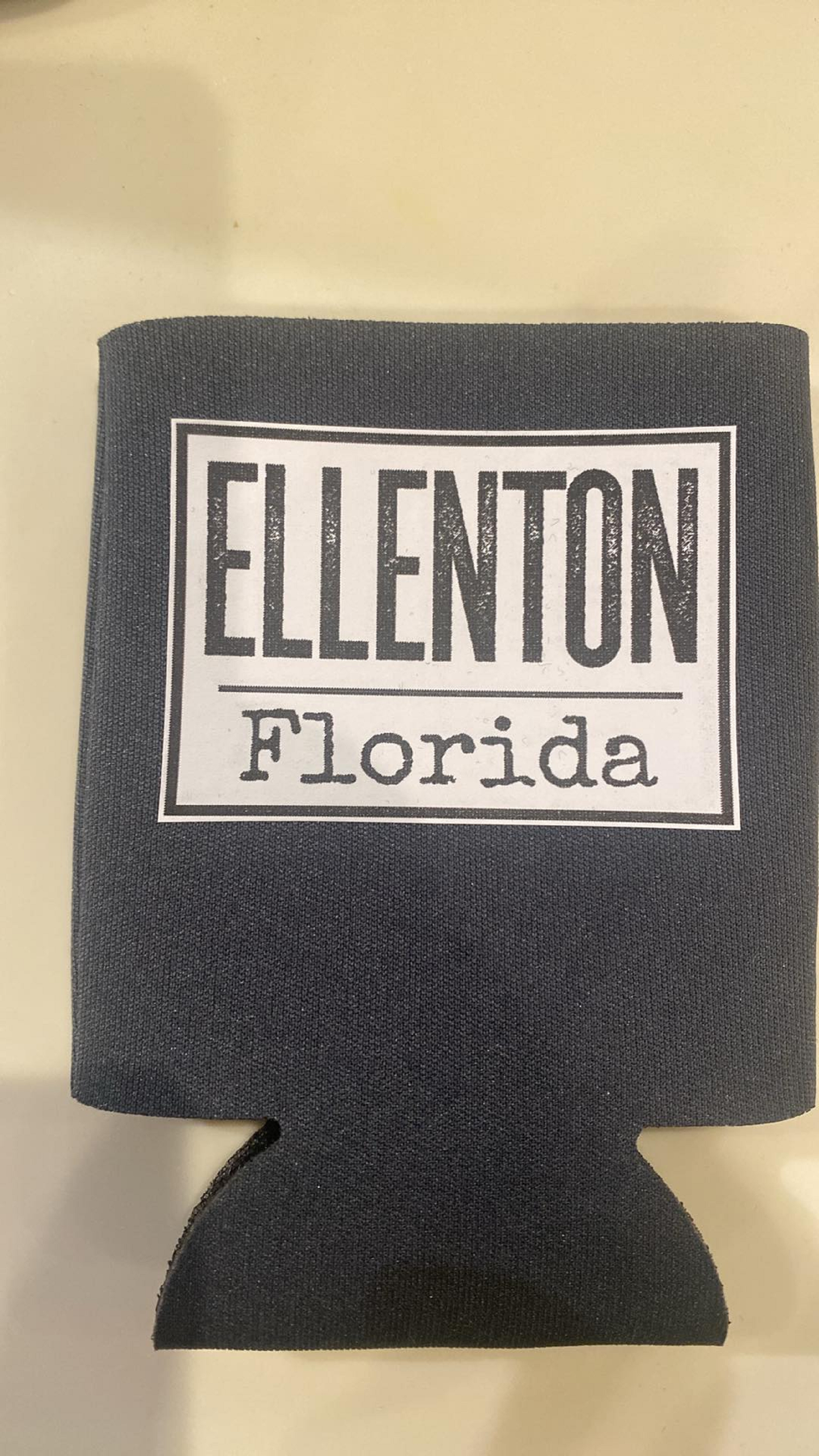 Ellenton, Florida Koozie CHARCOAL COLOR NOT BLACK