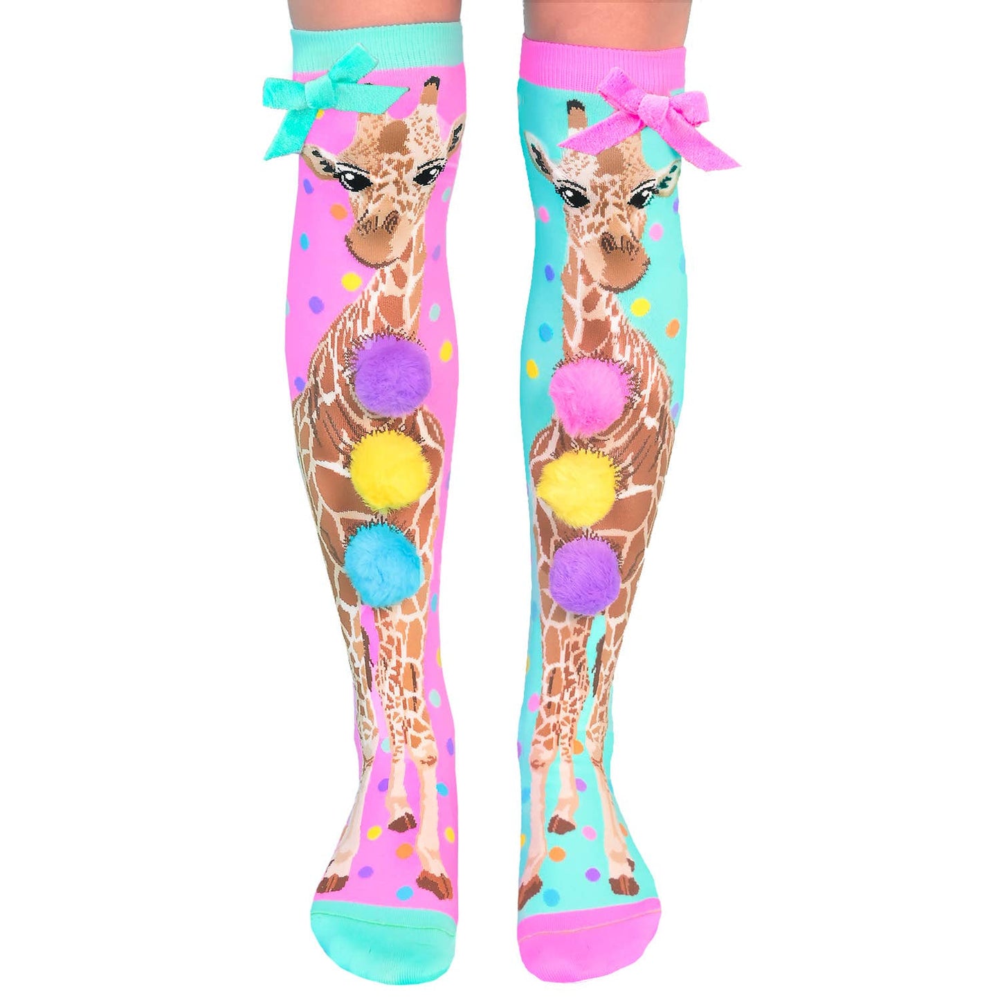 GIRAFFE SOCKS: Toddler Age 3 - 5