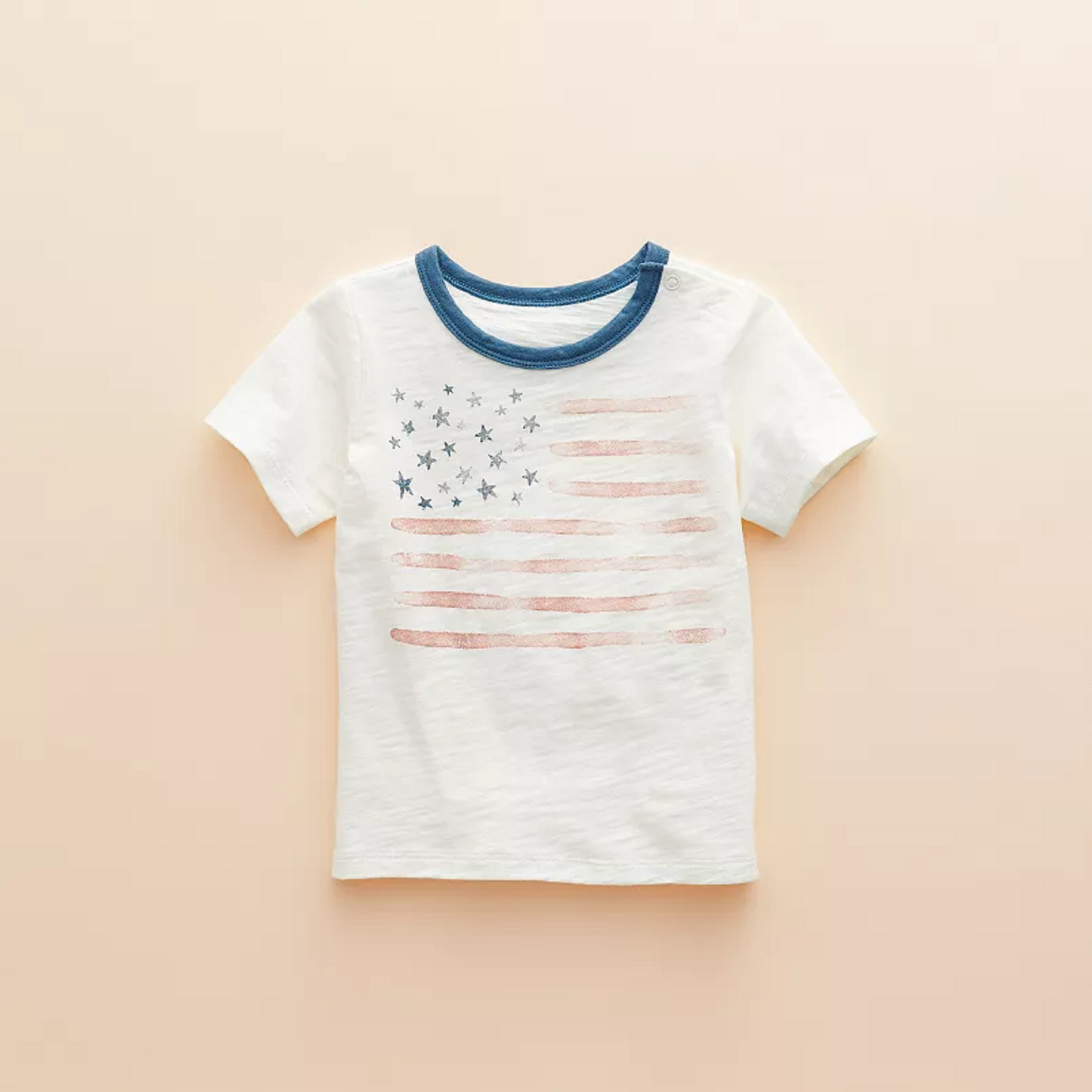 Baby & Toddler Little Co. by Lauren Conrad Organic Patriotic Flag Tshirt